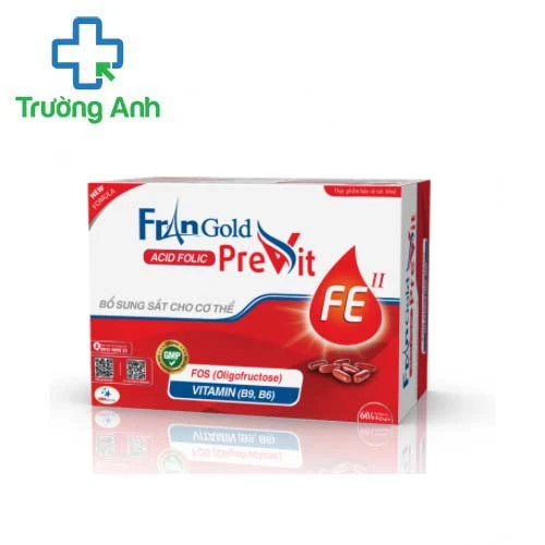 FranGoldPrevit - Hỗ trợ giảm nguy cơ thiếu máu do thiếu sắt