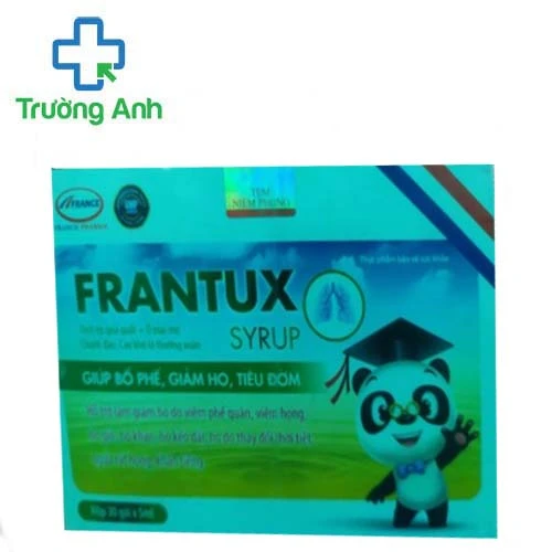 Frantux Syrup đ- Hỗ trợ giảm ho do viêm phế quản, viêm họng 