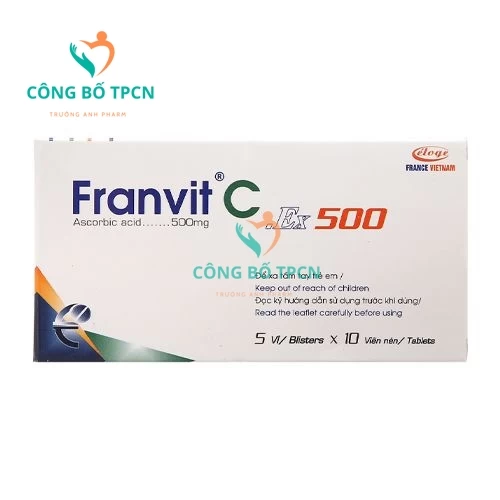 Franvit C Ex 500 - Bổ sung vitamin, chống lão hóa của Éloge France