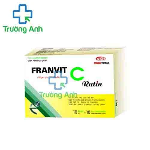 Franvit C Rutin - Giúp điều trị suy giảm tuần hoàn tĩnh mạch