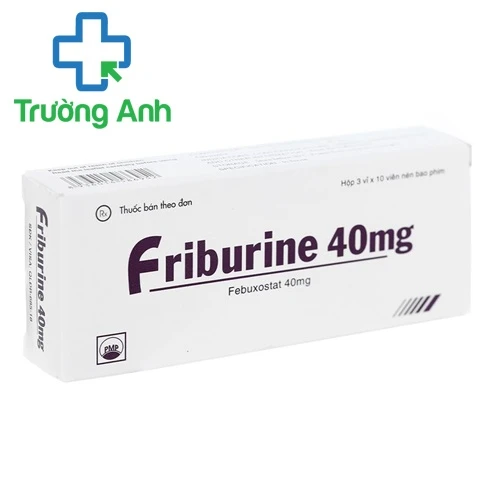 Friburine 40mg - Thuốc điều trị tăng acid uric máu mãn tính