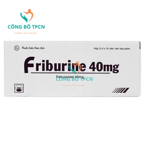 Friburine 40mg - Thuốc điều trị tăng acid uric máu mãn tính