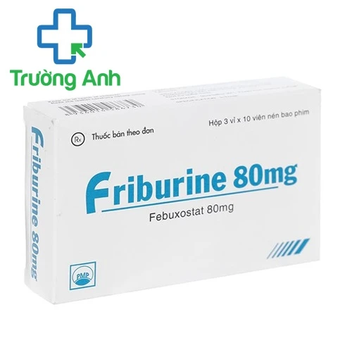 Friburine 80mg - Thuốc điều trị tăng acid uric máu mãn tính