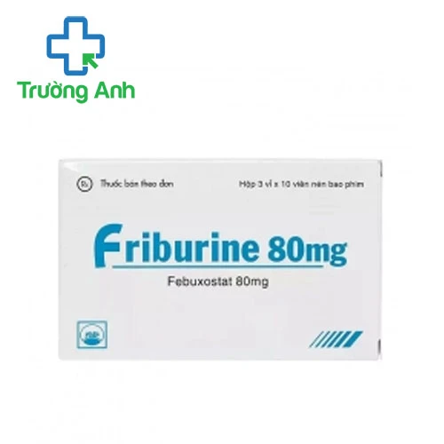 Friburine 80mg Pymepharco - Thuốc điều trị bệnh gout hiệu quả