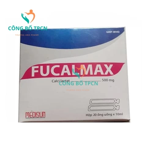 Fucalmax 500mg/10ml Medisun - Thuốc bổ sung calci hiệu quả