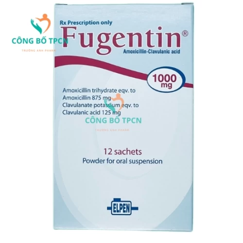 Fugentin 1000mg (bột) Elpen - Thuốc điều trị nhiễm khuẩn hiệu quả