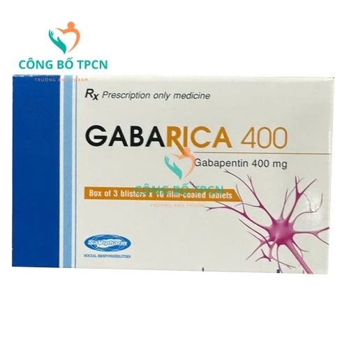 Gabarica 400 Savipharm - Thuốc điều trị động kinh hiệu quả