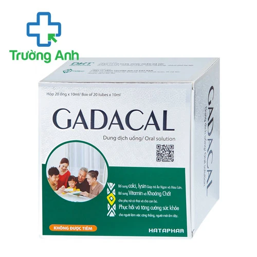 Gadacal Hataphar - Dung dịch uống giúp bổ sung vitamin và khoáng chất 