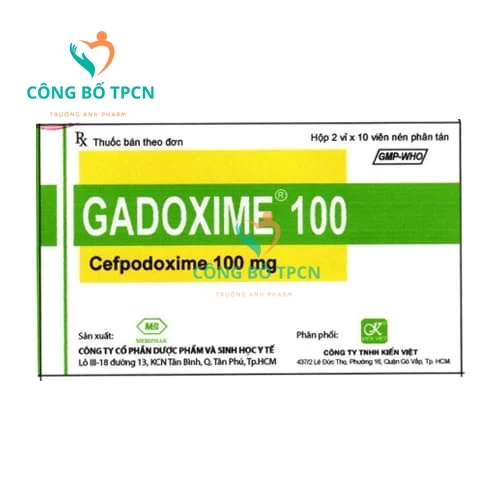 Gadoxime 100 Mebiphar - Thuốc điều trị nhiễm khuẩn