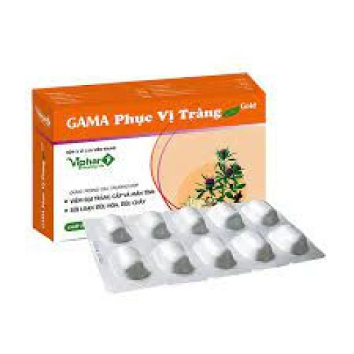 Gama Phục Vị Tràng Gold  -  Hỗ trợ điều trị viêm đại tràng và rối loạn tiêu hóa.