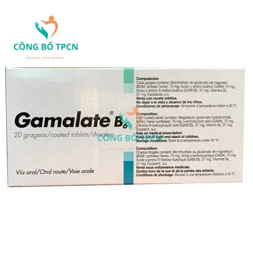 Gamalate b6 - Thuốc điều trị suy nhược thần kinh hiệu quả