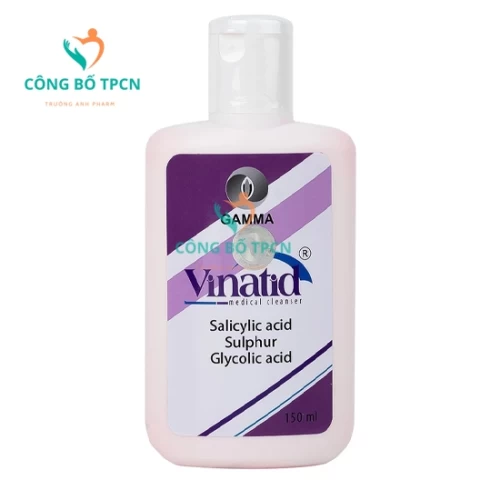 Vinatid Cleanser 150ml - Sữa rửa mặt hỗ trợ viêm da, mụn trứng cá