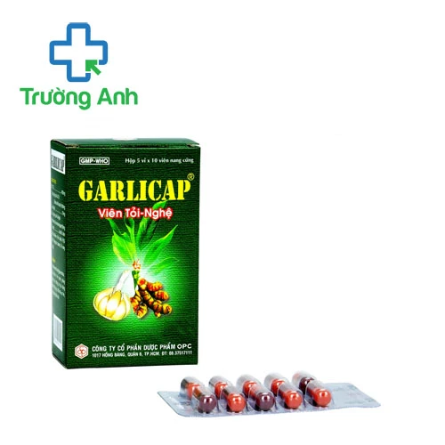 Garlicap viên tỏi nghệ OPC - Viên uống giúp hạ cholesterol máu hiệu quả