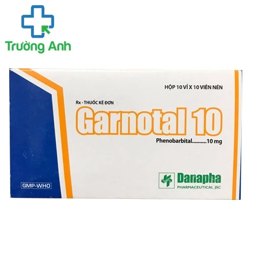 Garnotal 10mg - Thuốc điều trị bệnh động kinh hiệu quả của Danapha