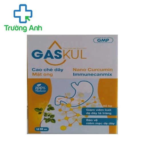 Gaskul - Giúp giảm axit dịch vị dạ dày, bảo vệ niêm mạc dạ dày.