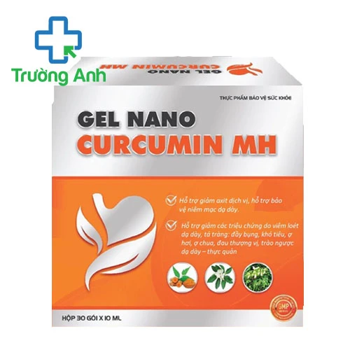Gel Nano Curcumin MH (gói) - Hỗ trợ bảo vệ niêm mạc dạ dày