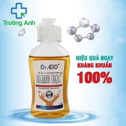 Gel rửa tay khô Dr.ELo nano bạc - Giúp làm sạch da, kháng khuẩn