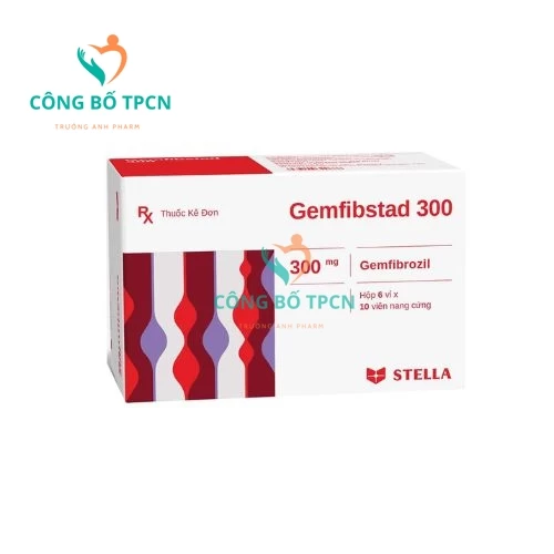 Gemfibstad 300 Stella - Thuốc điều trị tăng lipid hiệu quả