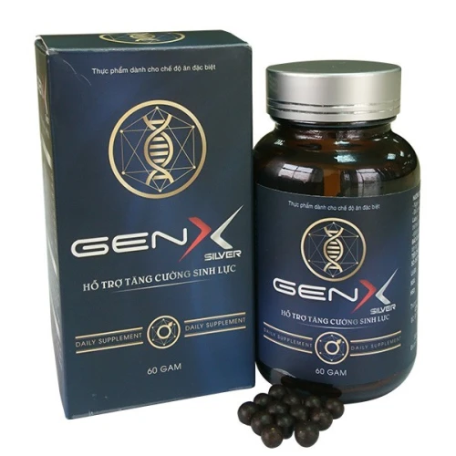 Gen X Silver - Giúp tăng cường chức năng sinh lý nam giới