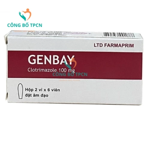 Genbay - Viên đặt điều trị nhiễm nấm âm đạo hiệu quả