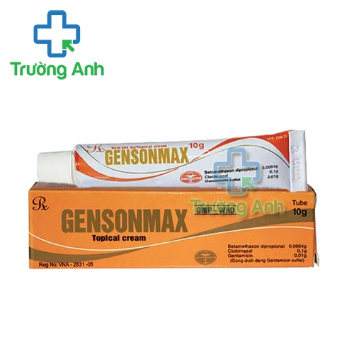Gensomax 10g Quapharco - Thuốc điều trị viêm da tiếp xúc