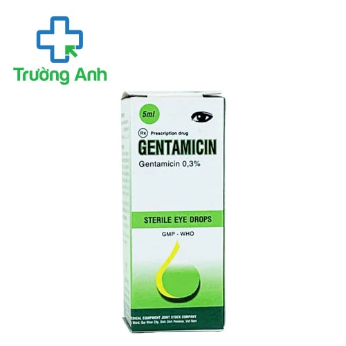 Gentamicin 0,3% 5ml Bidiphar - Thuốc điều trị nhiễm khuẩn mắt hiệu quả