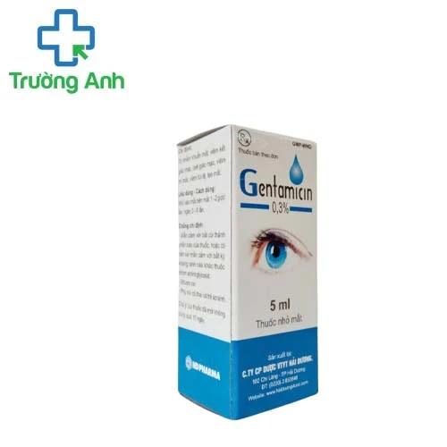 Gentamicin 0,3% 5ml HD Pharma - Thuốc trị nhiễm khuẩn mắt