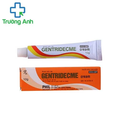 Gentridecme -  Thuốc điều trị nhiễm nấm, nhiễm khuân ngoài da