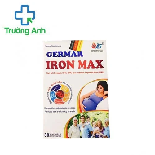Germar Iron Max Liquid - Hỗ trợ phòng ngừa thiếu máu do thiếu sắt