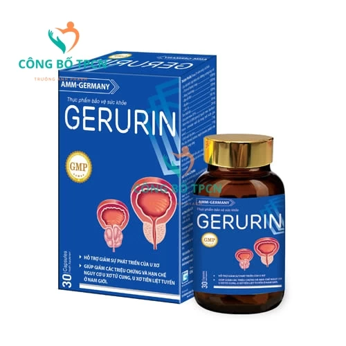 Gerurin - Thực phẩm chức năng hỗ trợ đường tiết niệu