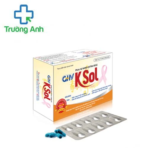 Ghv Ksol -  Hỗ trợ giảm triệu chứng viêm loét dạ dày, tá tràng