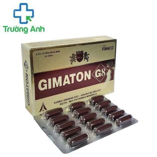 Gimaton G8 - Gúp giảm nguy cơ thiếu vitamin nhóm A, nhóm B, D, E