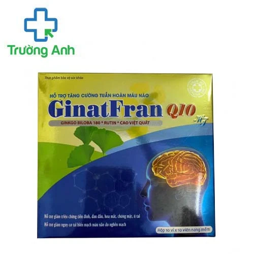 GinatFran Q10 HT - Giúp tăng cường tuần hoàn máu não