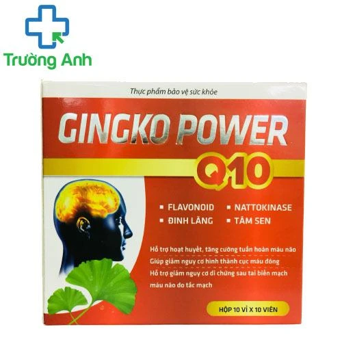 Gingko power Q10 - Giúp giảm nguy cơ hình thành cục máu đông