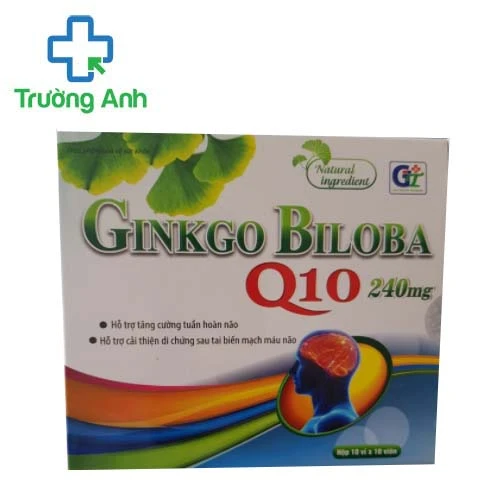 Ginkgo biloba Q10 240mg - Giúp tăng cường lưu thông máu