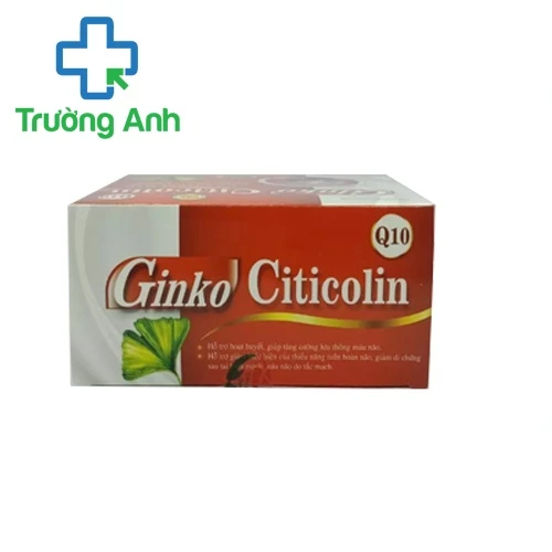 Ginko Citicolin Q10 - Giúp hoạt huyết dưỡng não hiệu quả