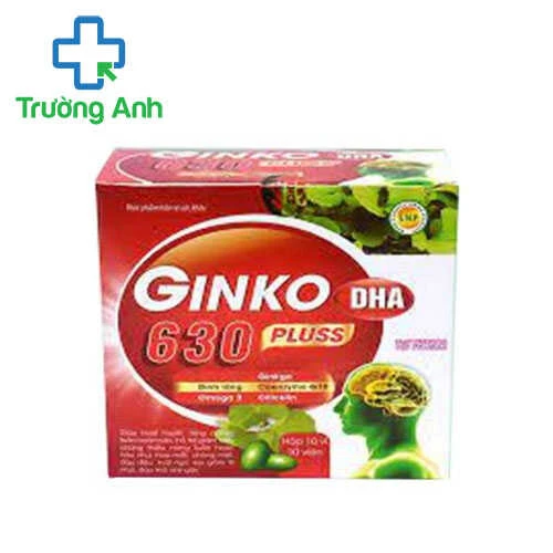 Ginko DHA 630 Pluss - Giúp tăng cường lưu thông máu não