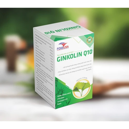 Ginkolin Q10 - Giúp hoạt huyết, tăng cường tuần hoàn máu não