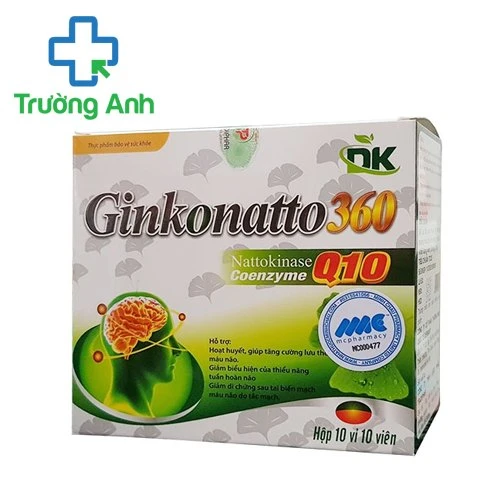 Ginkonatto 360 - Giúp tăng cường lưu thông máu não hiệu quả