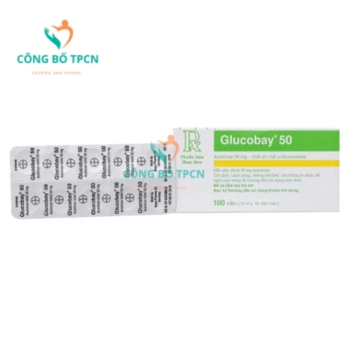 Glucobay 50 Bayer - Thuốc điều trị đái tháo đường hiệu quả