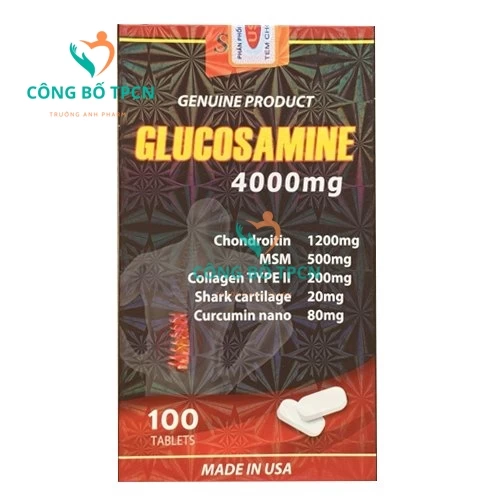 Glucosamine 400mg USA - Giúp bổ xương khớp, tái tạo tăng cường sụn khớp