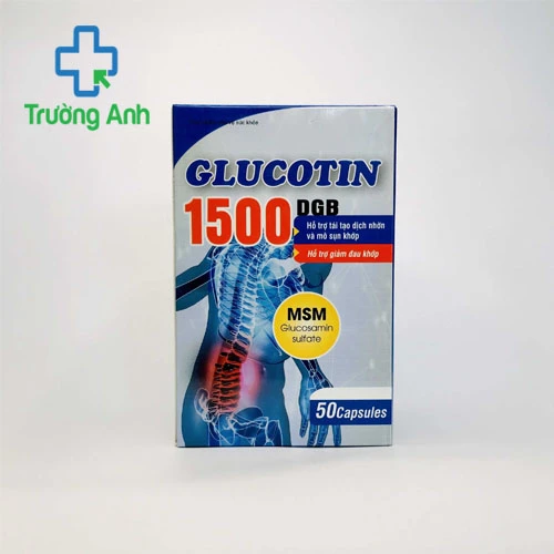 GLUCOTIN 1500 DGB - Hỗ trợ tái tạo dịch nhờn và mô sụn khớp