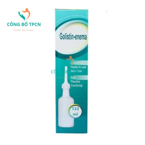 Golistin-enema 133ml CPC1HN - Điều trị táo bón không thường xuyên