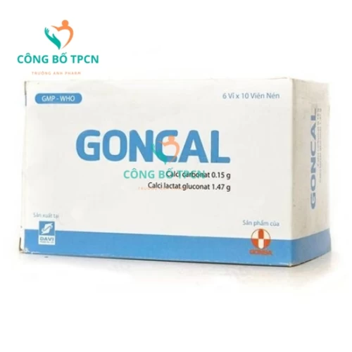 Goncal Davipharm - Phòng ngừa và điều trị thiếu canxi