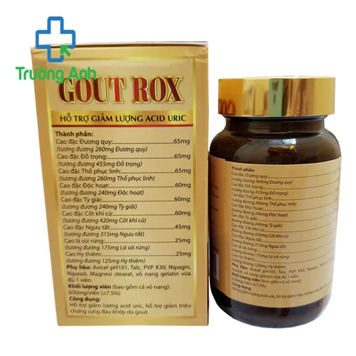 GOUT ROX - Hỗ trợ giảm lượng Acid uric hiệu quả