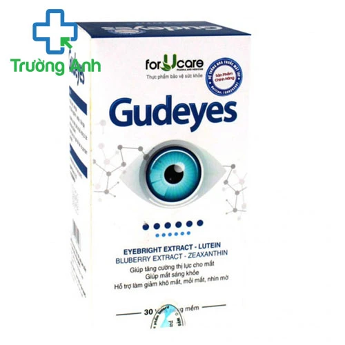 Gudeyes - Bổ sung Lutein, zeaxanthin và một số dưỡng chất tốt cho mắt