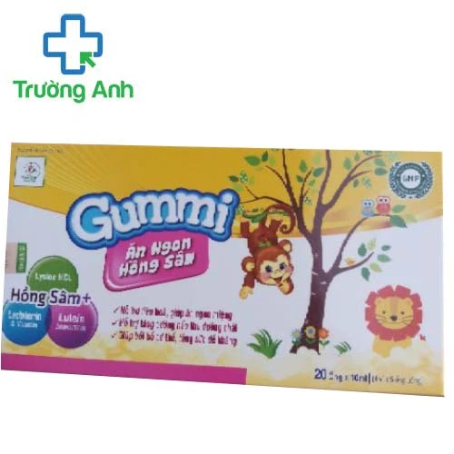 Gummi ăn ngon hồng sâm - Giúp bổ sung các acid amin, vitamin