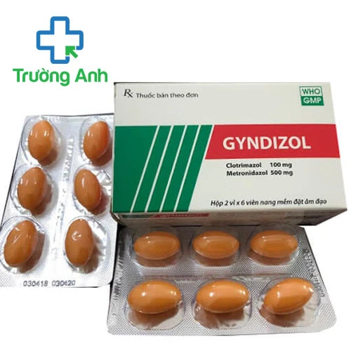 Gyndizol Hataphar - Viên đặt âm đạo phòng nhiễm nấm hiệu quả