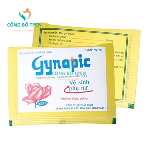 Gynopic Bidiphar - Dùng vệ sinh bộ phận sinh dục ngoài của phụ nữ