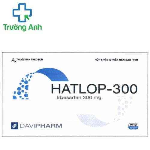 Hatlop-300 Davipharm - Điều trị tăng huyết áp động mạch vô căn